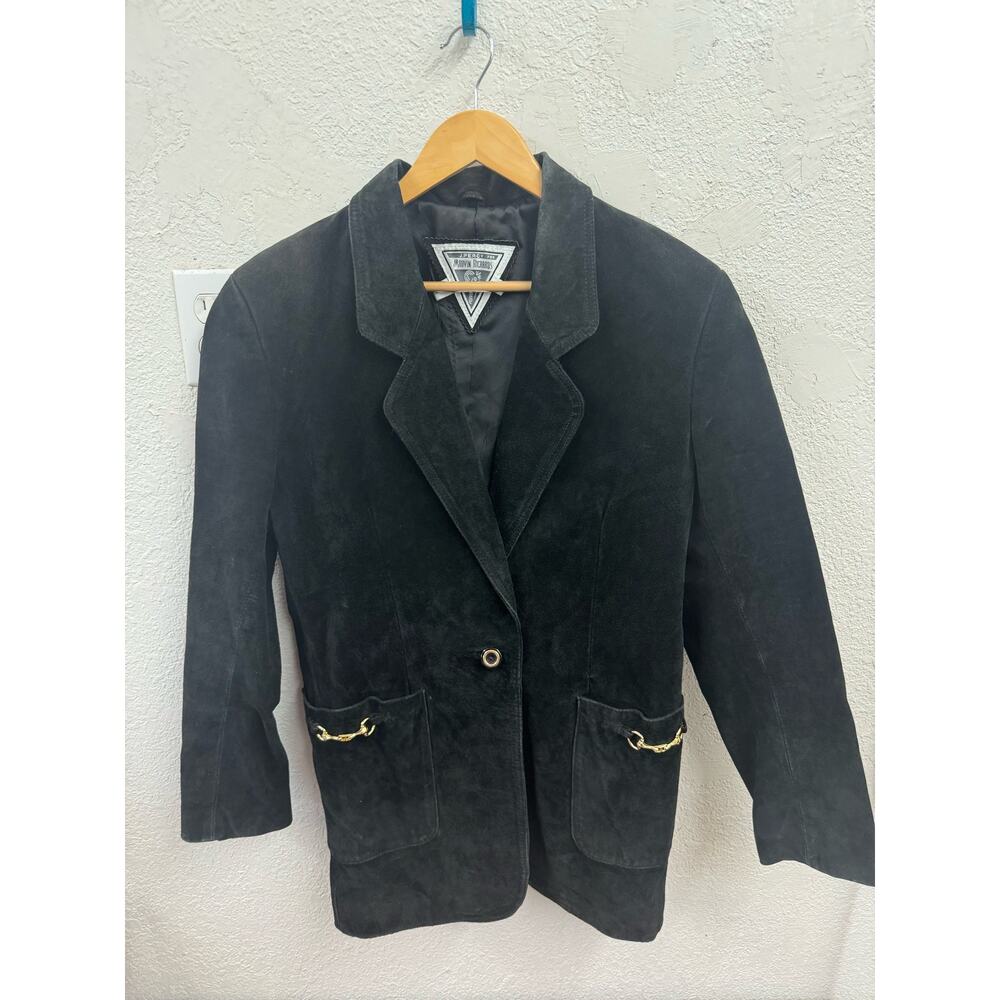 Vintage Suede Blazer J. Percy for Marvin Richards Size 10